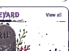 Boneyard grave marker