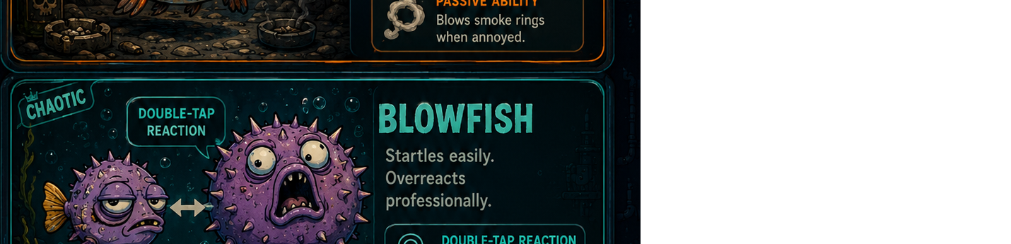 Blowfish character card